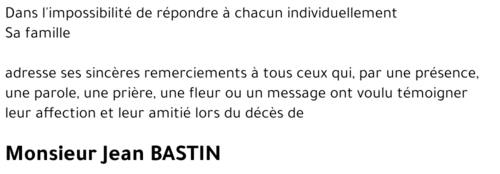 Jean BASTIN