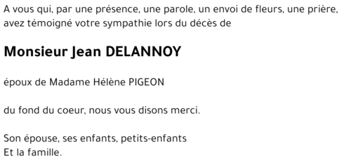 Jean-Marie DELANNOY