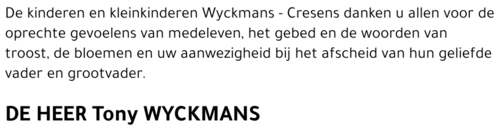 Tony Wyckmans