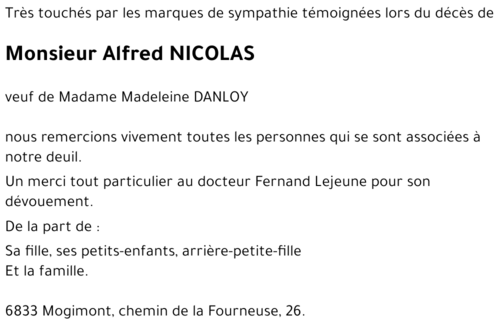 Alfred NICOLAS