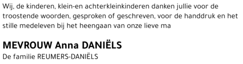 Anna DANIËLS