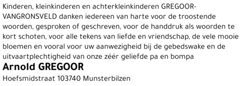 Arnold Gregoor