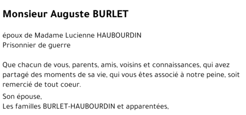 Auguste BURLET