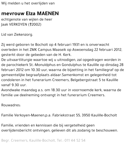 Elza Maenen