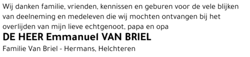 Emmanuel VAN BRIEL