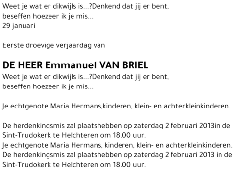 Emmanuel VAN BRIEL