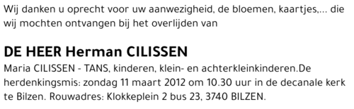 Herman CILISSEN