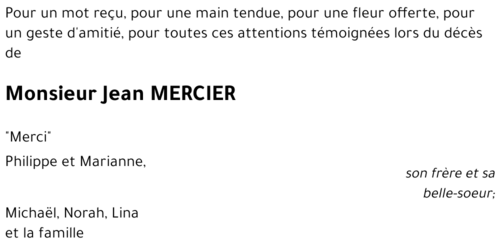 Jean MERCIER