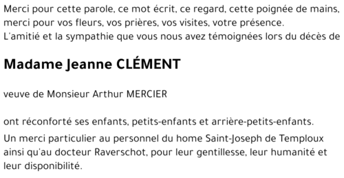 Jeanne CLÉMENT