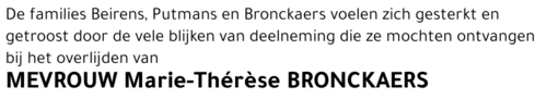Marie-Thérèse Bronckaers