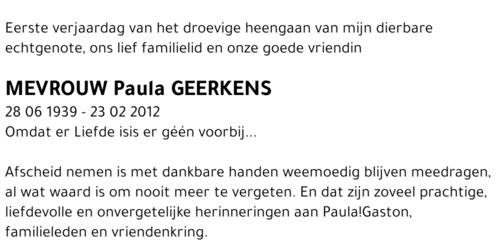 Paula Geerkens