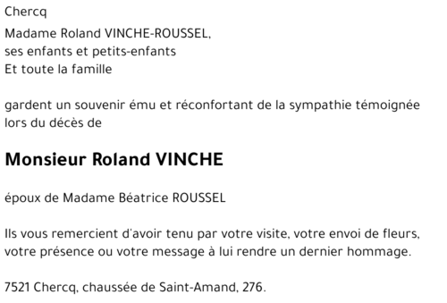 Roland VINCHE