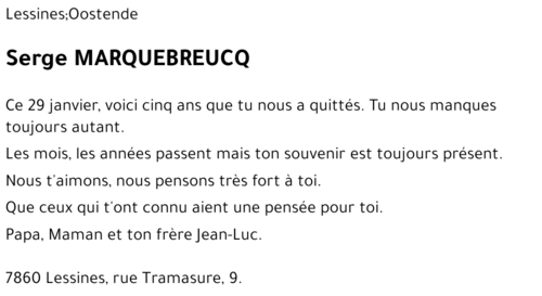 Serge MARQUEBREUCQ