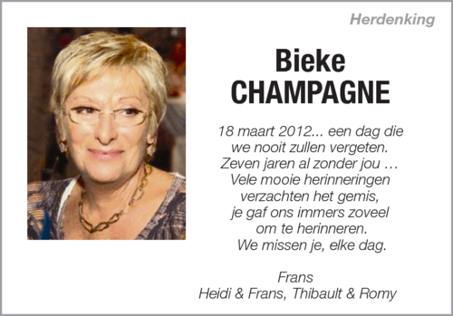 Bieke Champagne