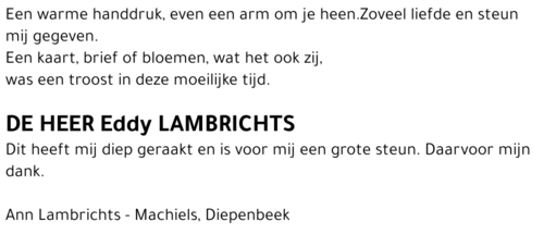 Eddy Lambrichts