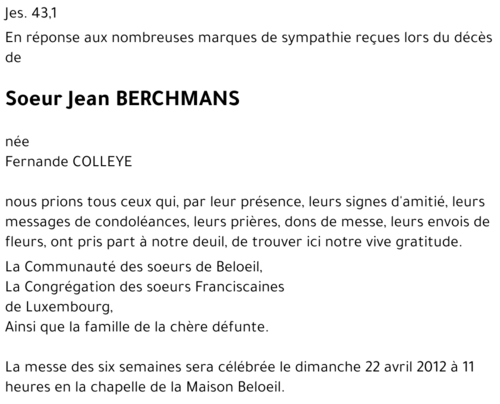 Jean BERCHMANS