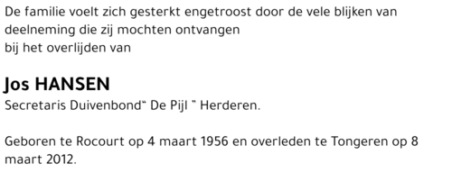 Jos HANSEN