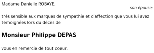 Philippe DEPAS
