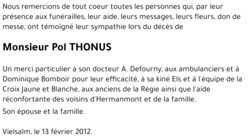 Pol THONUS