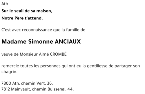 Simonne Anciaux