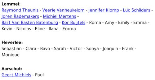 Slachtoffers Busramp Zwitserland / Victimes accident de car belge en Suisse