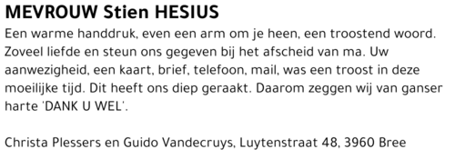 Stien Hesius