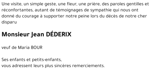 Jean DEDERIX