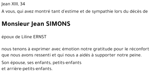 Jean SIMONS