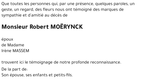 Robert MOËRYNCK