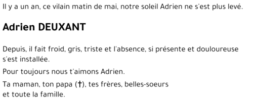 Adrien DEUXANT