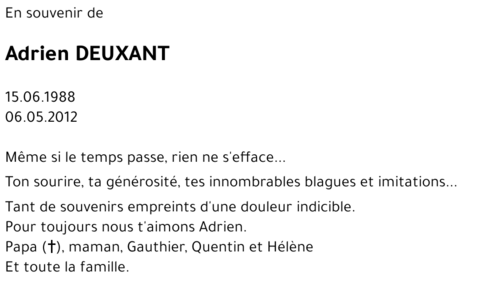 Adrien DEUXANT