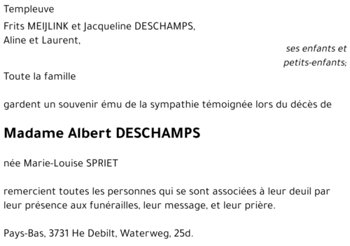 Albert DESCHAMPS