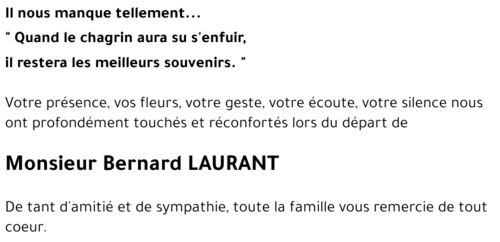 Bernard LAURANT