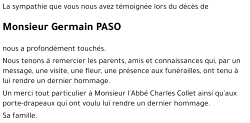 Germain PASO
