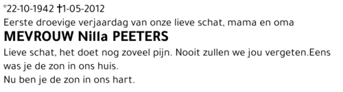 Nilla Peeters