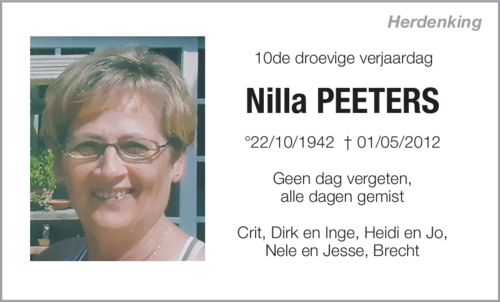Nilla Peeters