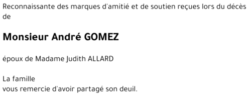 André GOMEZ