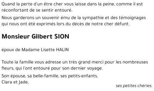 Gilbert SION