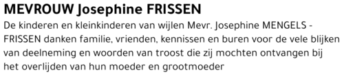 Josephine Frissen
