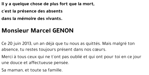 Marcel GENON