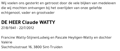 Claude Watty