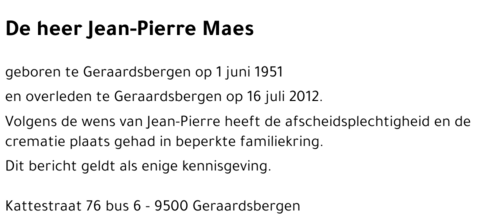 Jean-Pierre Maes