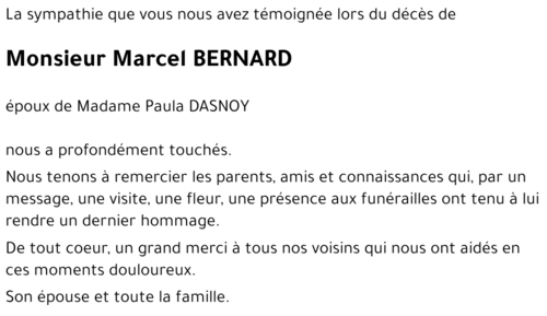 Marcel BERNARD