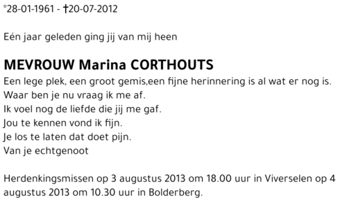 Marina Corthouts