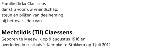 Mechtildis Claessens