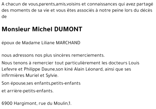 Michel DUMONT