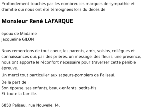 René LAFARQUE