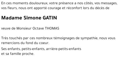 Simonne GATIN