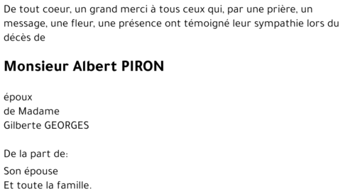 Albert PIRON