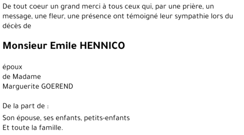 Emile HENNICO